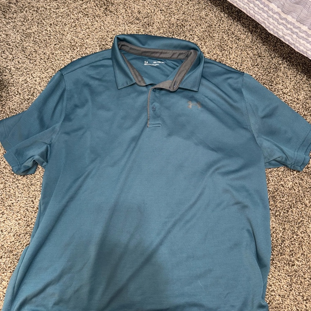Under Armour Men's Blue Polo Shirt